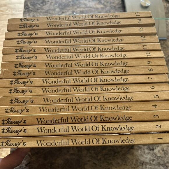 Disney’s Wonderful World Of Knowledge Set Of 15 Books 1971 - Picture 1 of 3